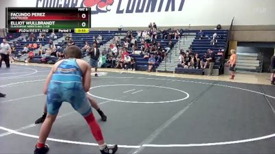 143-148 lbs Round 5 - Elliot Wullbrandt, Clackamas Wrestling Club vs Facundo Perez, Unattached