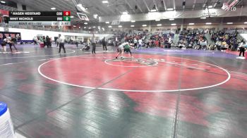 157 lbs Champ. Round 3 - Hagen Heistand, Concordia (Neb.) vs Whit Nichols, William Woods University