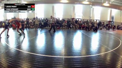 140 lbs Quarterfinal - Cole Stewart, Midlothian Miners Wrestling Club vs Jesse Perry, Bath County Wrestling Club