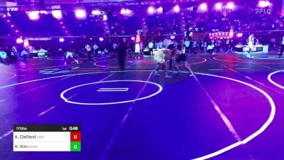 175 lbs Consi Of 16 #2 - Kayden Clelland, Unattached vs Kuyden Kim, Mountain Vista WC