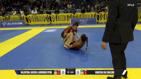 Vanessa Rae Malone vs Valentina Javiera Larrondo Peña 2025 Pan IBJJF Jiu-Jitsu No-Gi Championship