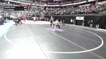 132-5A Champ. Round 1 - Kyle Menuez, Grandview vs Cooper Craze, Monarch
