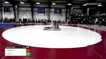 157 lbs Quarterfinal - Jacob Deguire, Springfield vs Eric Zane, Rhode Island College