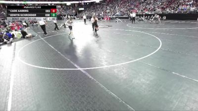 D1-138 lbs Semifinal - Cade Aaberg, Oregon vs Edwyn Schroeder, Oshkosh West