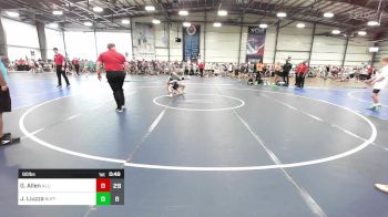 90 lbs Rr Rnd 2 - Gianna Allen, All-American Wrestling Club vs Jacob Liuzza, Buffalo Valley Wrestling Club - Black