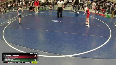 79 lbs Semifinal - Carter Larsen, Manti Wrestling Club vs Ian Ensley, Homedale Wrestling Club