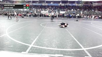 100 lbs Consi Of 4 - Waylon Miller, Odessa vs Anders King, Richmond Youth WC