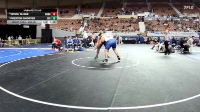 285-D1 Semifinal - Tevita Ta`ase, Mountain View (Mesa) High School vs Preston Shorter, Chandler High School