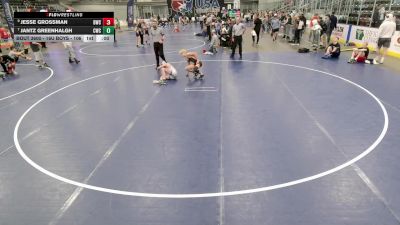 16U Boys - 106 lbs 7th Place Match - Jesse Grossman, Billings Wrestling Club vs Jantz Greenhalgh, Carbon Wrestling Club