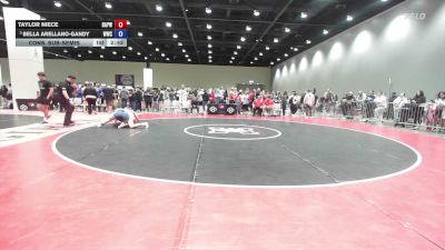 125 lbs Cons. Sub-semis - Taylor Niece, Heart And Pride Wrestling Club vs Bella Arellano-Gandy, Westside Wrestling Club