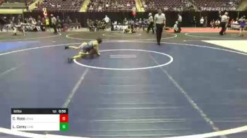 62 lbs Consi Of 8 #1 - Christopher Roos, Vcwa vs Louden Corey, Chain Wrestling