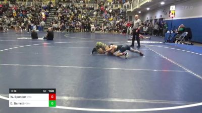 114 lbs R-16 - Wyatt Spencer, Wyoming Seminary vs Dylan Barrett, Penn Trafford