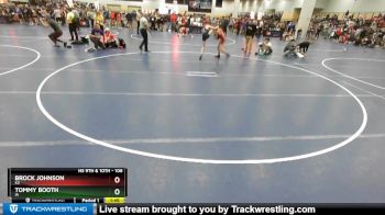 106 lbs Champ. Round 2 - Brock Johnson, KS vs Tommy Booth, IA