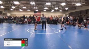 81 lbs Quarterfinal - Zeno Moore, Scorpions Dynasty No Limit MS vs Cooper Hilton, Minion Black MS