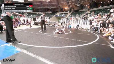46 lbs Rr Rnd 2 - Roland Beisel, Team Tulsa RED vs Rush Wilson, Keystone Kids Wrestling Club