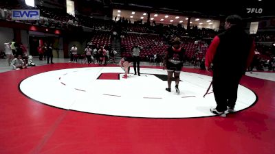 235 lbs Rr Rnd 2 - Gabriella Castro, Yukon High School Girls vs Azreal Smith, Tulsa Union Girls