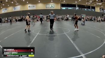 92 lbs Round 2 - Mo Worthy, Mat Assassins Black vs Everett Eberle, Triangle WA