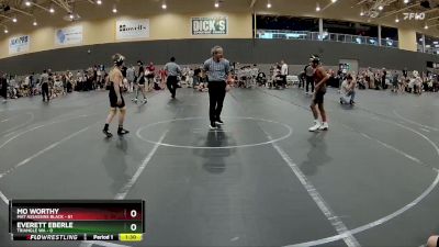 92 lbs Round 2 - Mo Worthy, Mat Assassins Black vs Everett Eberle, Triangle WA