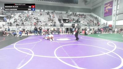 59 kg Cons. Sub-quarters - Madison Black, Project 8 Wrestling vs Kaiya Maggini, USA Gold Wrestling Club