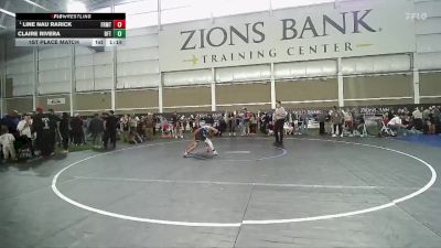 108 lbs 1st Place Match - Line Nau Rarick, Westlake Wrestling Club vs Claire Rivera, Ruthless Fight Team