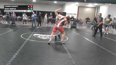 190 lbs Consi Of 32 #2 - Xander Dossett, GA vs Noah Templin, PA