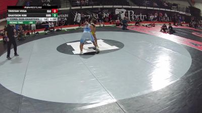 132 lbs Cons. Sub-quarters - Tristan Vega, Idaho vs Shaydon Kim, Hawaii