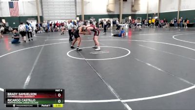 197 lbs Cons. Round 3 - Ricardo Castillo, Northeastern Junior College vs Brady Samuelson, Colorado Mesa University