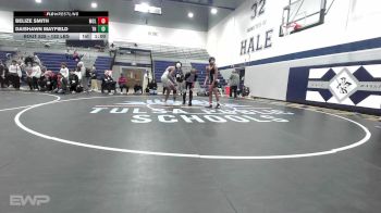 132 lbs 3rd Place - Belize Smith, McLain vs Daishawn Mayfield, Tulsa Hale