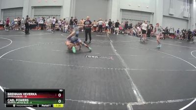 90 lbs Finals (2 Team) - Brennan Veverka, Untouchables vs Cael Powers, Georgia United Blue