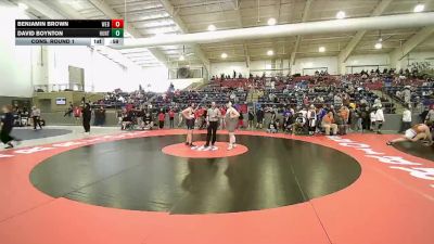 215 lbs Cons. Round 1 - David Boynton, Hunter vs Benjamin Brown, Weber