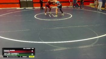 182 lbs Cons. Semi - Isaias Marin, I.R.T.U.T.K.U. vs Skyler Campbell, Crossroads Wrestling