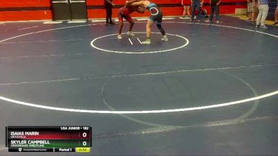 182 lbs Cons. Semi - Isaias Marin, I.R.T.U.T.K.U. vs Skyler Campbell, Crossroads Wrestling