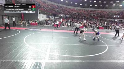 79 lbs Semifinal - Kashton Hartmann, Stoughton Vikings Wrestling Club vs Sawyer Crook, RT Elite Wrestling