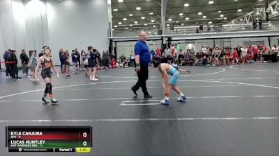 68 lbs Round 1 (4 Team) - Kyle Canjura, GPS vs Lucas Huntley, Mat Warriors Red