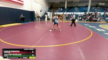 115 lbs Champ. Round 1 - Kaylynn Mickelson, Lovell vs Hadlee Robinson, Wind River