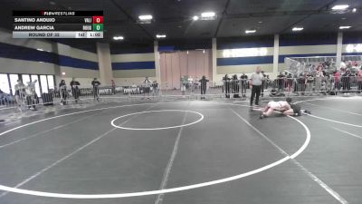 102 lbs Round Of 32 - Santino Andujo, Valiant College Prep vs Andrew Garcia, Rough House