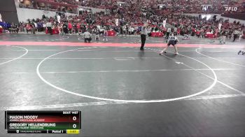 100 lbs Quarterfinal - Gregory Hellendrung, Chilton Hilbert Wrestling vs Mason Moody, Askren Wrestling Academy