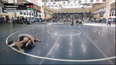 133 lbs Consi Of 16 #1 - Landon Herdic, New York Military Academy vs Carter Soto, Owen J. Roberts