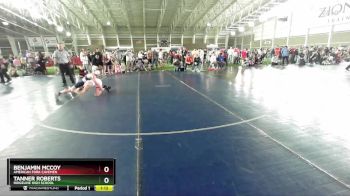 80 lbs Cons. Round 2 - Benjamin McCoy, American Fork Cavemen vs Tanner Roberts, Ridgeline High School