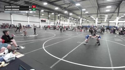 61 lbs Consolation - Jayden Crisman, Salem Elite Mat Club vs Adrian Morales, So Cal Hammers