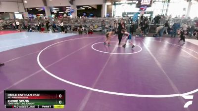 70 lbs Cons. Semi - Khord Spann, Texas Wrestling Academy vs Pablo Esteban Ipuz, Vici Wrestling Club