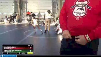 56 lbs Round 6 (8 Team) - Kyler Cramer, All American vs Bradley Santangelo, Terps Xtreme