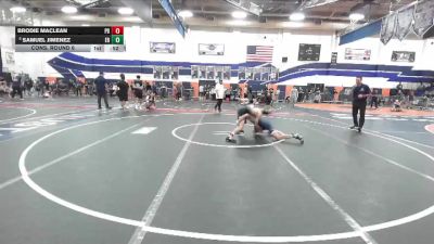 120 lbs Cons. Round 6 - Brodie Maclean, Palm Desert vs Samuel Jimenez, Eleanor Roosevelt