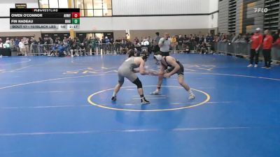 157Black lbs Rr Rnd 1 - Owen O'Connor, Army West Point vs Fin Nadeau, Binghamton