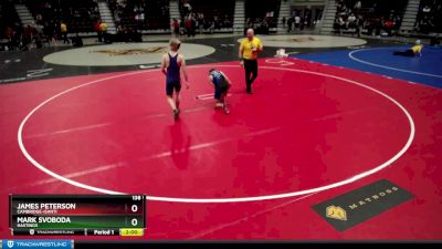 138 lbs Cons. Round 4 - James Peterson, Cambridge-Isanti vs Mark Svoboda, Hastings