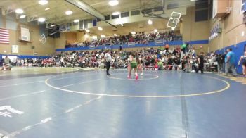 120lbs Champ. Round 2 - Jett Hansen, Richland (Girls) vs Mayah McIntosh, Hermiston (Girls)