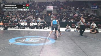 5A 285 lbs 1st Place Match - Riley Haussler, Cleveland vs Aydan Gonzales, Atrisco Heritage