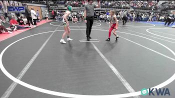 70 lbs Rr Rnd 2 - Mya Flying Out, Mustang Bronco Wrestling Club vs Myka Stitt, Standfast