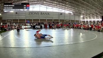 88 lbs Caleb Heyder, Utah Gold vs Ian Kilgore, Oklahoma Outlaws Red