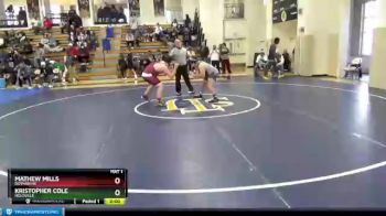 222 lbs Semifinal - Kristopher Cole, Holtville vs Mathew Mills, Dothan HS